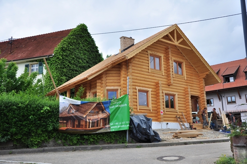 Zdjęcie projektu domu z bali Proeko: Wrzos 97m2